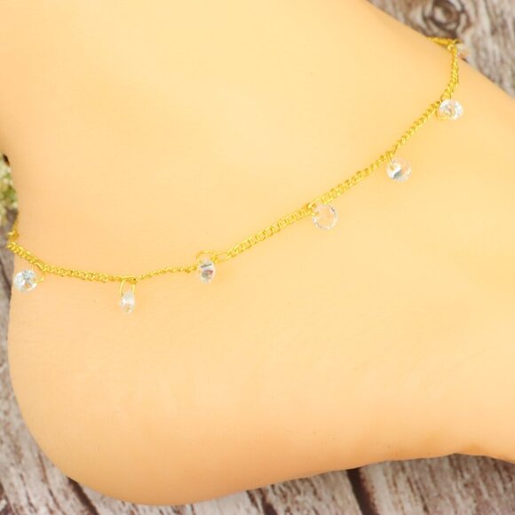 Dainty Anklet for Women – Elegant Everyday Jewelry & Perfect Gift | MLCRC1001 - Picture 5 of 10